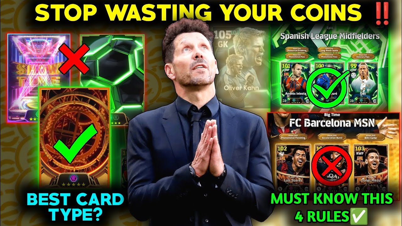 Before spending your coins on packs,know these 4 rules that konami won't tell you‼️|Efootball epic