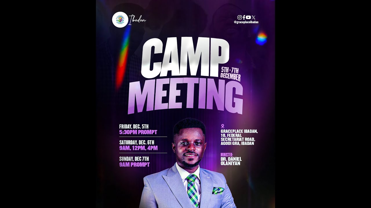 Camp Meeting 2025 Day 1 - Evening - YouTube