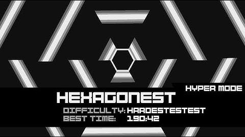 Super Hexagon - Hyper Mode Hexagonest World Rank: 202