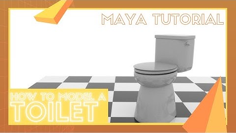 Modeling a Toilet - Maya Tutorial