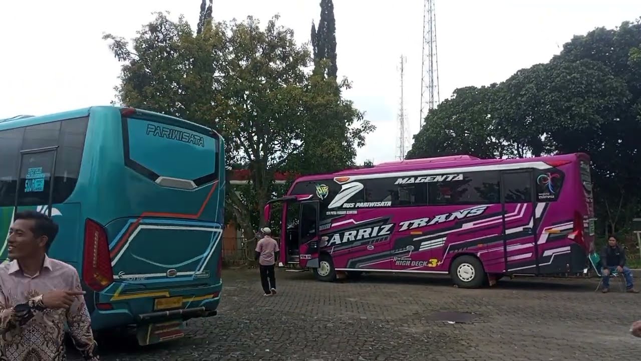 Hunting bus Terminal wisata Gedong Songo situasi