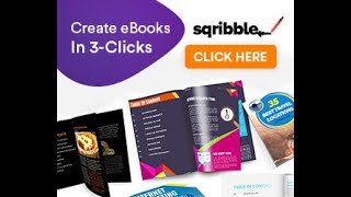 Sqribble Demo  Video |  E-books Creator Tool | Design Book Cover | Design Lead Magnet | Sell E Books