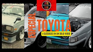 Cuatro clásicos de TOYOTA en un solo vídeo // 😍😍😍😍 // Corolla // Tercel // Starlet // Toyota mil