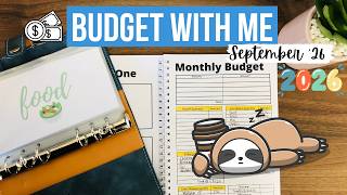 BUDGET WITH ME September 2026 | No Spend Month