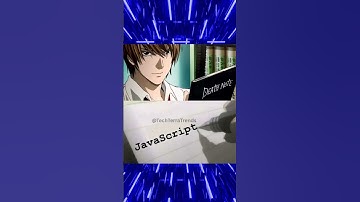 JavaScript in Death Note #memes #funny #viral #shorts #tech #ai #anime #movie #coding #gaming #skull