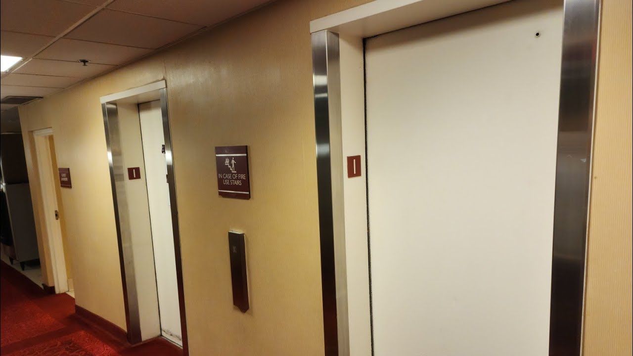 1970 Otis Lexan Hydraulic ELevators #1 & 2 at The Wyndham Cleveland Airport in Cleveland, OH