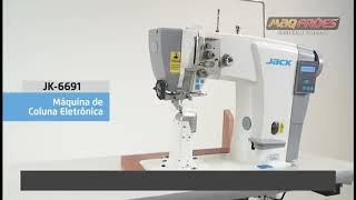 Máquina de Coluna Eletrônica Jack JK-6691 | MaqFróes Costura e Bordado