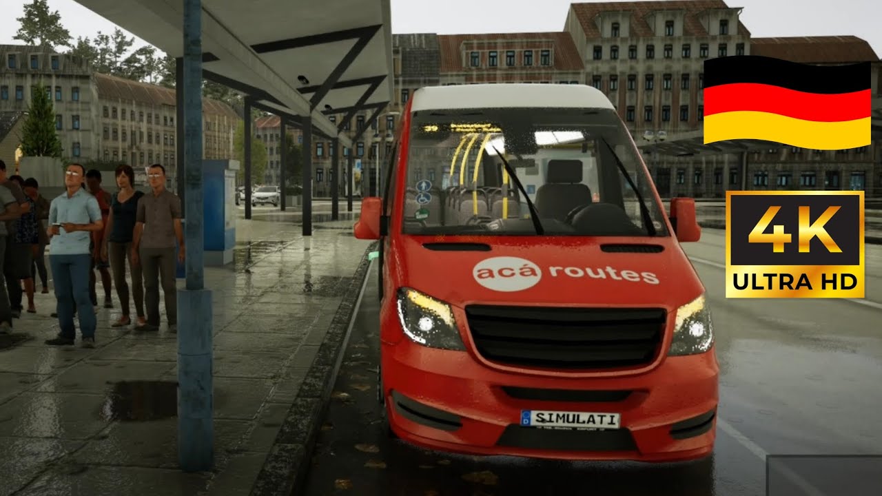 FERNBUS SIMULATOR | MERCEDES-BENZ  SİPRİNTER | 4K ULTRA HD GRAPHICS | GAME PLAY |