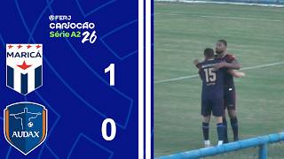 CARIOCA SÉRIE A2 - TAÇA SANTOS DUMOUNT - 9ª RODADA - MARICÁ 1X0 AUDAX