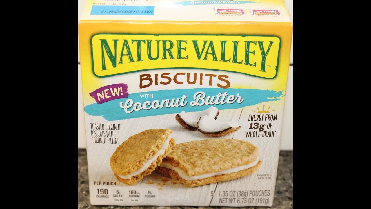 Nature Valley Biscuits with Coconut Butter Review YouTube