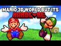 Super Mario 3d World, BUT if we die, WE HAVE TO RESTART + Mario Kart races!