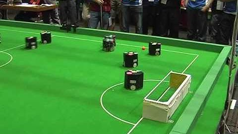 2007 RoboCup SSL Qualification Video of Botnia Team