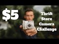 Thrift Store Camera Challenge | Professional Photos with Cheap Camera