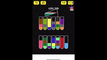 water sort puzzle level 1729