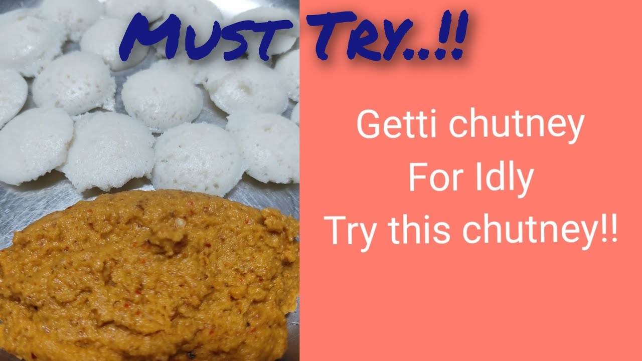 Onion Coconut chutney Kara Chutney Getti Chutney for Idly Dosa 