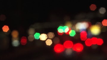 Free Stock Footage - Small Bokeh Lights (Traffic, Head Lights, Car Lights)