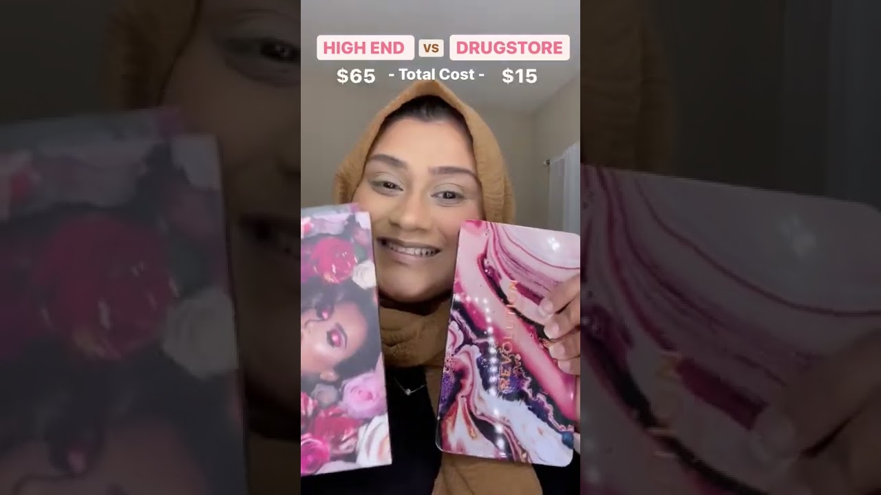 Drugstore vs High End Makeup!