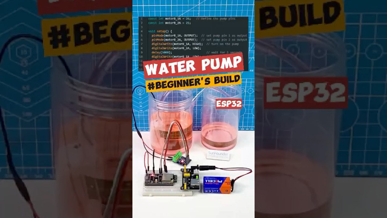 ESP32  Wtaer Pump Project