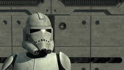 Clone Wars Fan Series - clone troooper looking around test (Blender)