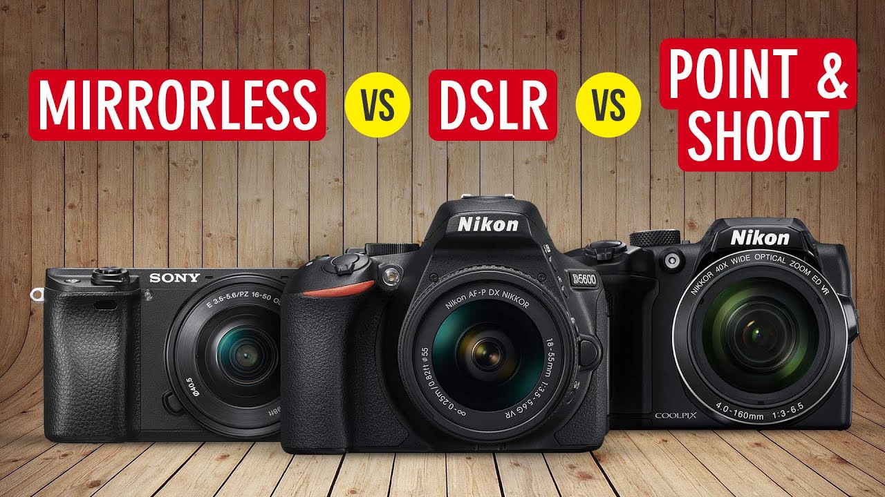 Mirrorless Vs DSLR Vs Point And Shoot Cameras Which Camera Should You Mirrorless Vs DSLR Vs Point And Shoot Cameras Which Camera Should You