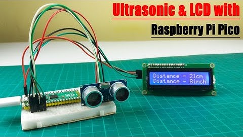 How to use an Ultrasonic Sensor with Raspberry PI Pico board
