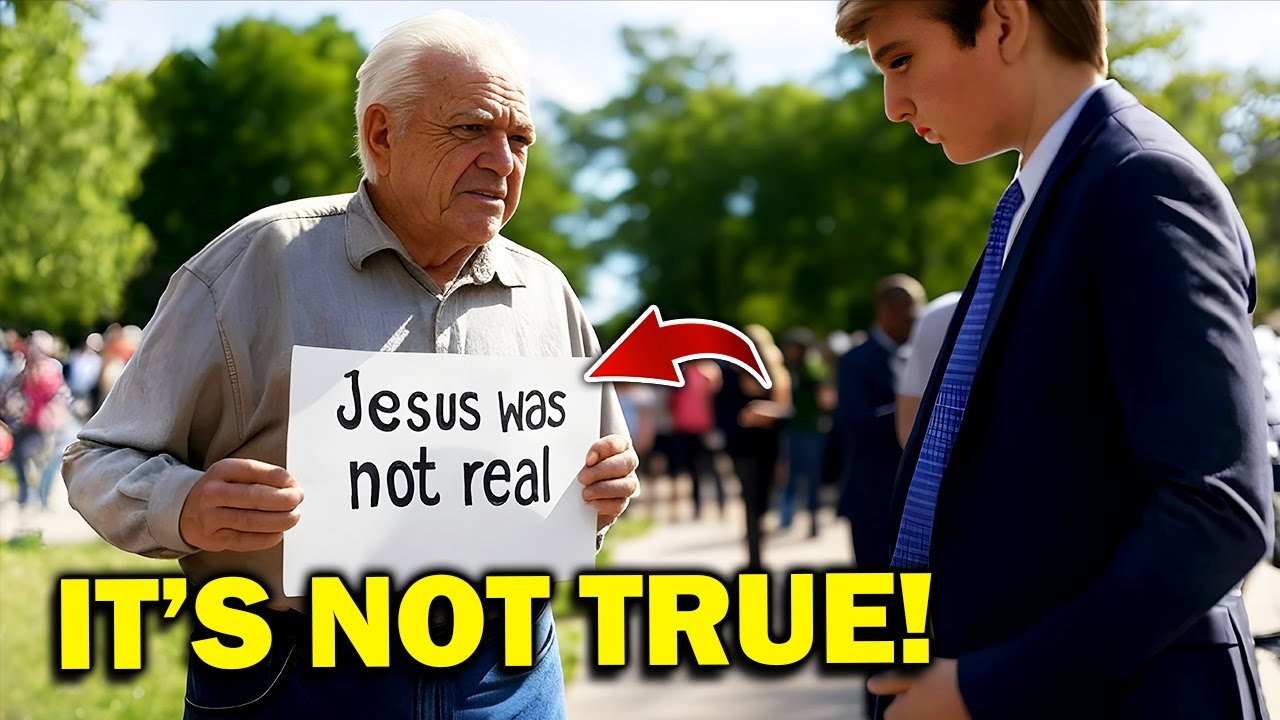 Atheist Professor Mocks Jesus – Barron Trump's Response Stuns!