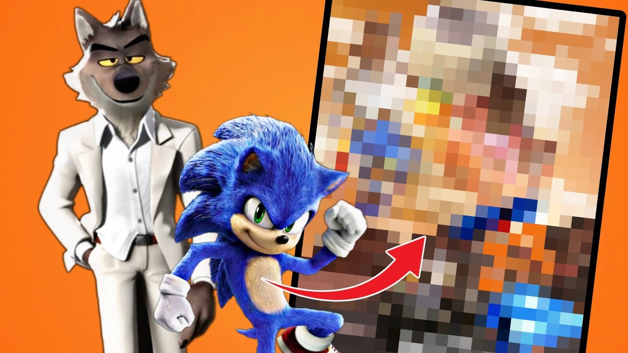 Making a custom Sonic X The Bad Guys Movie poster crossover (Fan poster) - ÁngelSonic 492