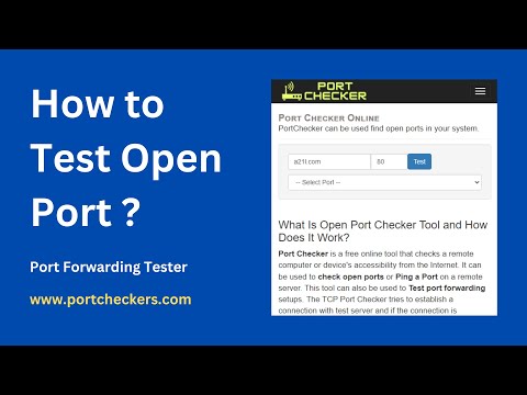 Port Checker - Test Port Forwarding Online