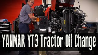 Yanmar Academy   YT3 Tractor Oil Change