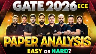 GATE 2026 Exam Analysis | GATE ECE Paper Solution | Easy Or Hard