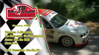 rally reggello 2026 obc bonechi morgantini ps 7 reggello