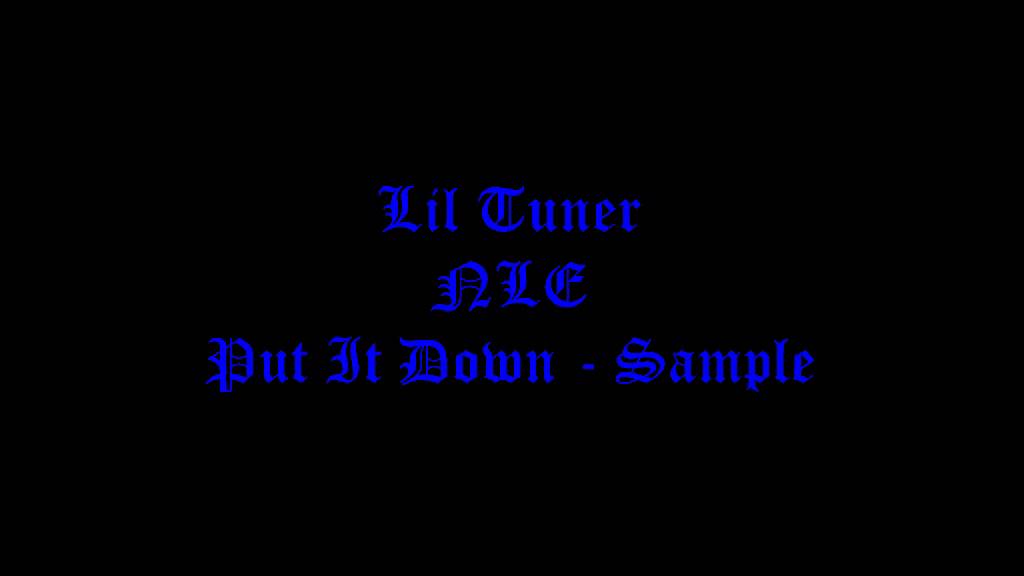 Lil Tuner - Put It Down - OSE adlı videoyu YouTube'da izle Lil Tuner - Put It Down - OSE adlı videoyu YouTube'da izle
