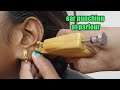 Gunshot painless ear piercingpainless ear piercingear  piercing technique