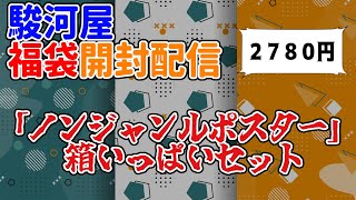 福袋開封】駿河屋じゃんく「ノンジャンルポスター」箱いっぱいセット