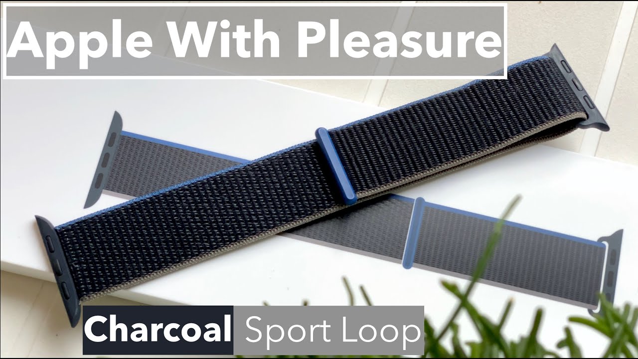 Charcoal Sport Loop - Apple Watch Band - YouTube