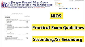 Nios Practical Exam Guidelines 2023 | Task Is Helping (NIOS) #nios #taskishelping #practical