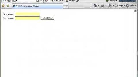 Writing A Form For CGI PT3 - 10 - Chapter 09
