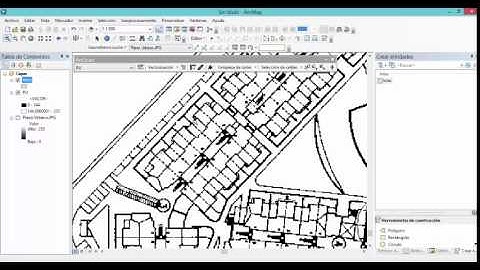 Creación de una GeoDataBase y uso de la extensión ArcScan en ArcMap.