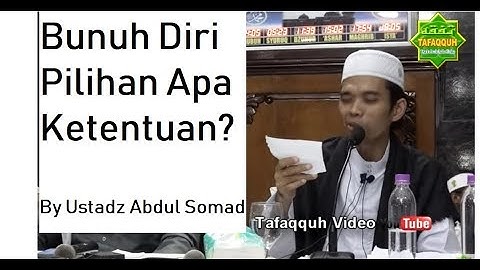 Bunuh Diri Pilihan Apa Ketentuan?? | Ustadz Abdul Somad Lc. MA