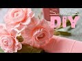 DIY soli4ka_s Гарні квіти з гофропаперу/ цветЬІ с гофробумаги/ crape paper flowers