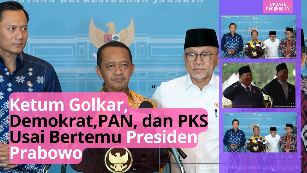 Usai Presiden Prabowo Bertemu Ketum Golkar, Demokrat, PAN, dan PKS