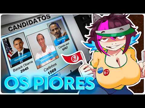 🔴 Os mais Bizarros e Engraçados Candidatos do Brasil PARTE 4! 4º Turno! 2026 ! (REACT)