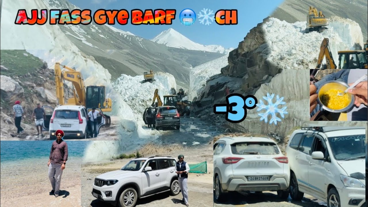 Frozen Roads & Roadblocks 🥶❄️ | -3°C Adventures in Spiti valley!