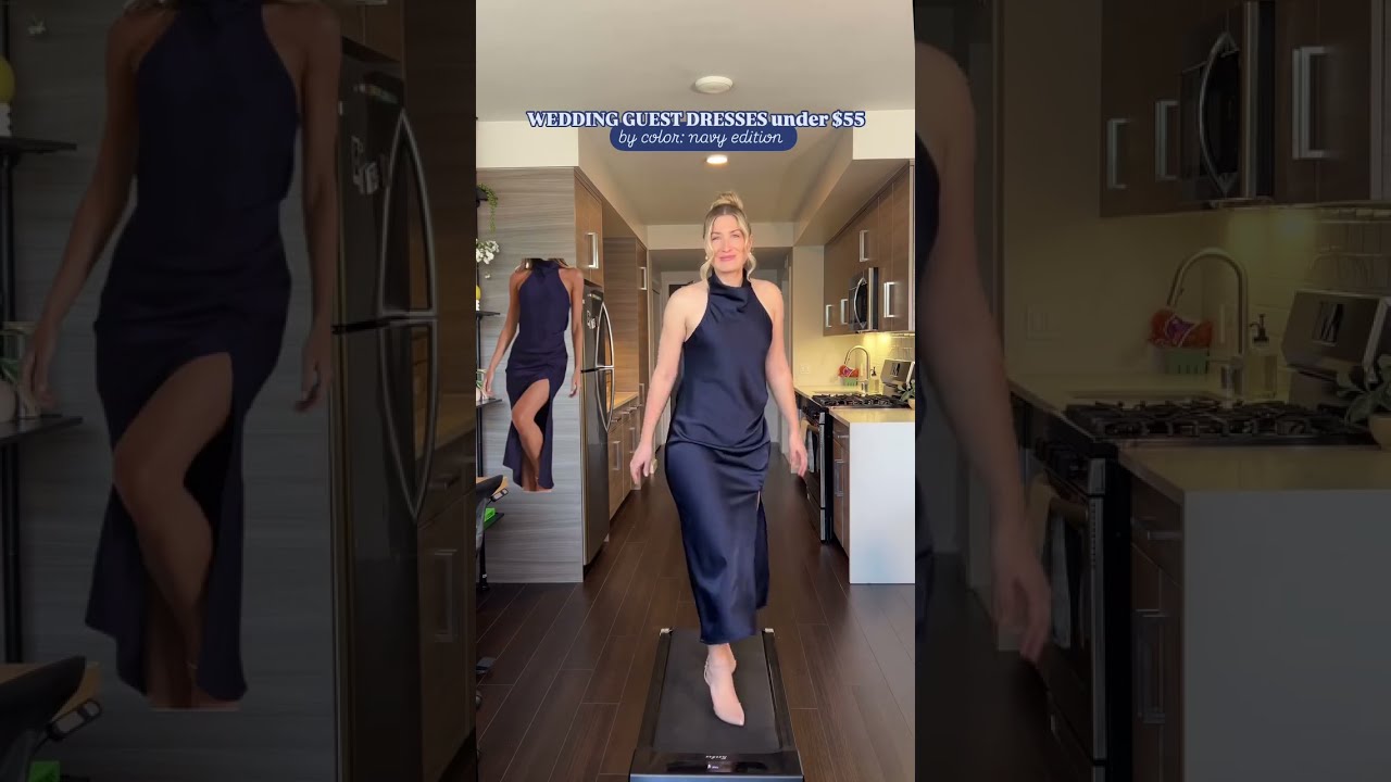 wedding guest dresses under $50 navy edition 💙 comment ‘shop’ for the link to be 