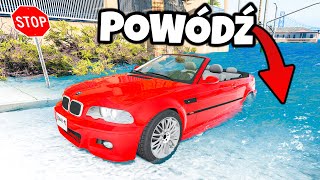 ❄️ UCIEKAM W ZIME OD POWODZI!? | BeamNG Drive |