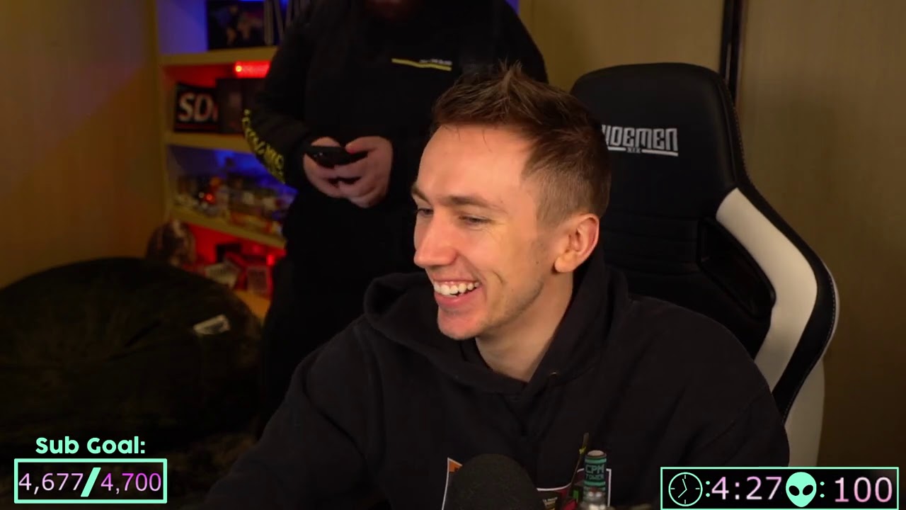 Simon Takes Over Talia's Stream