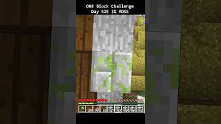 Day 525 Minecraft build challenge - ONE BLOCKS BUILD