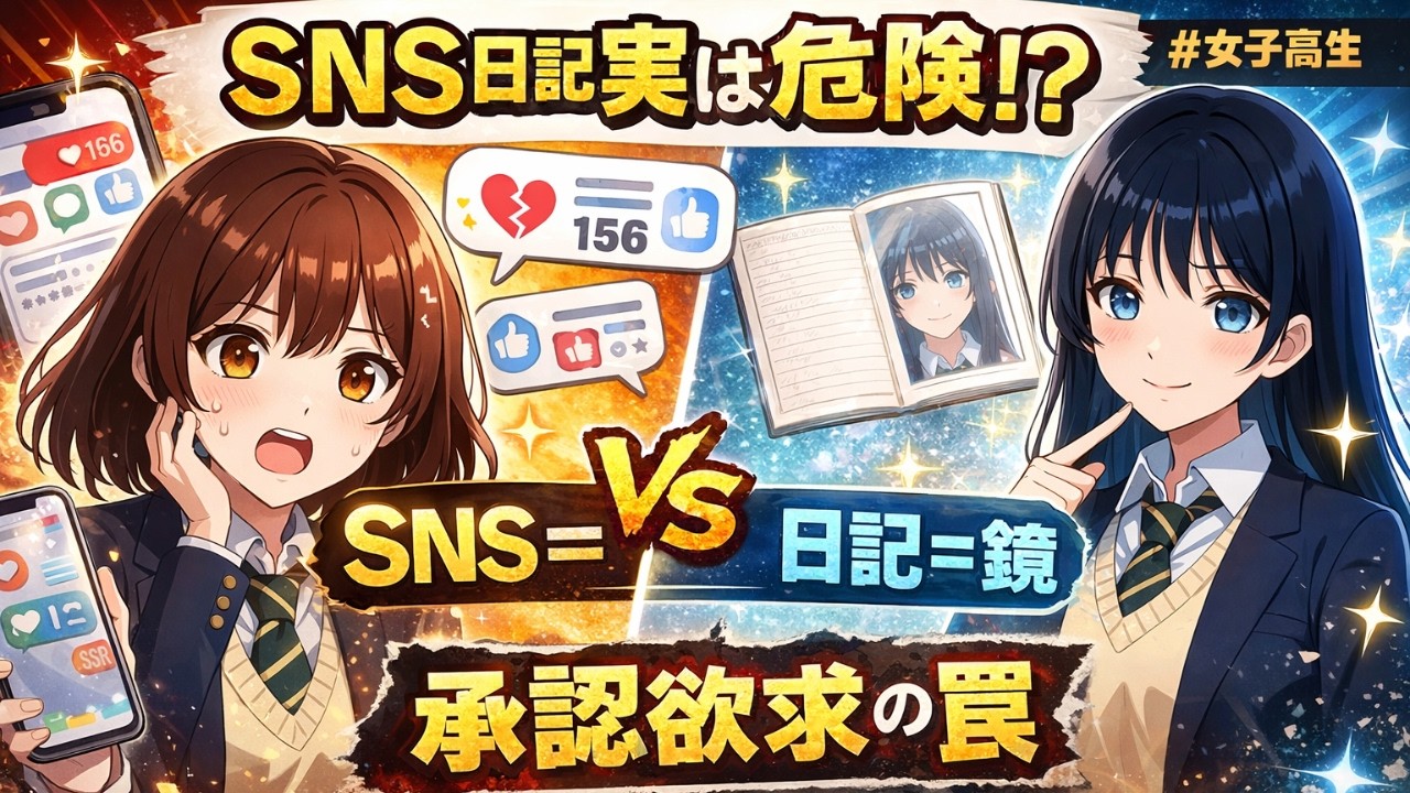 SNS日記は危険?承認欲求とAI時代の“考える力”【女子高生トーク】