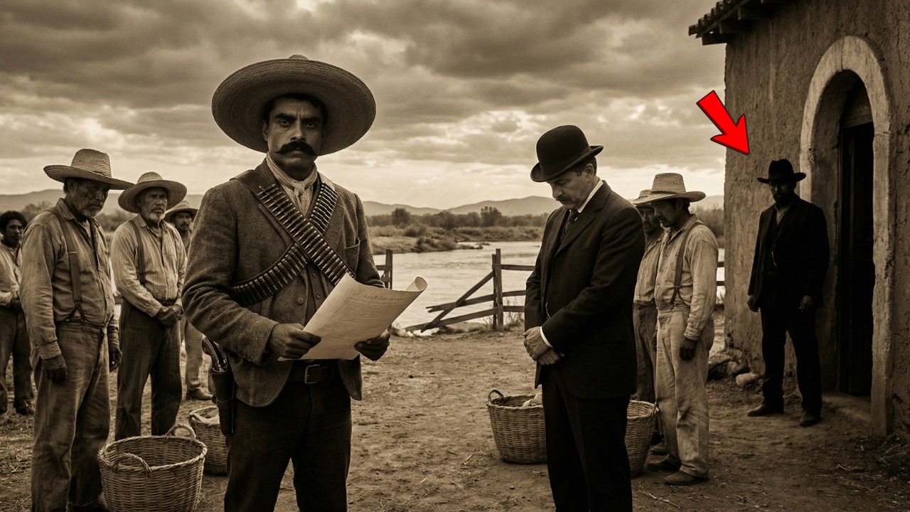 El terrateniente del valle cercó el río y dejó al pueblo sin pesca — Zapata devolvió la tierra