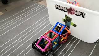 Magnet car crash test...